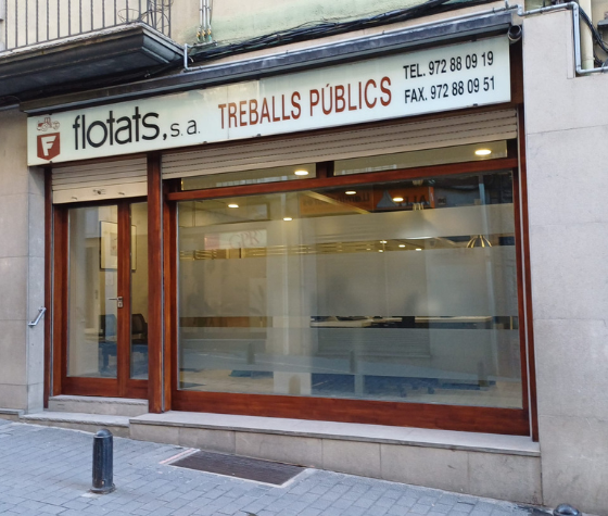 fachada oficina flotats