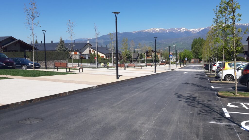 calle de urbanización